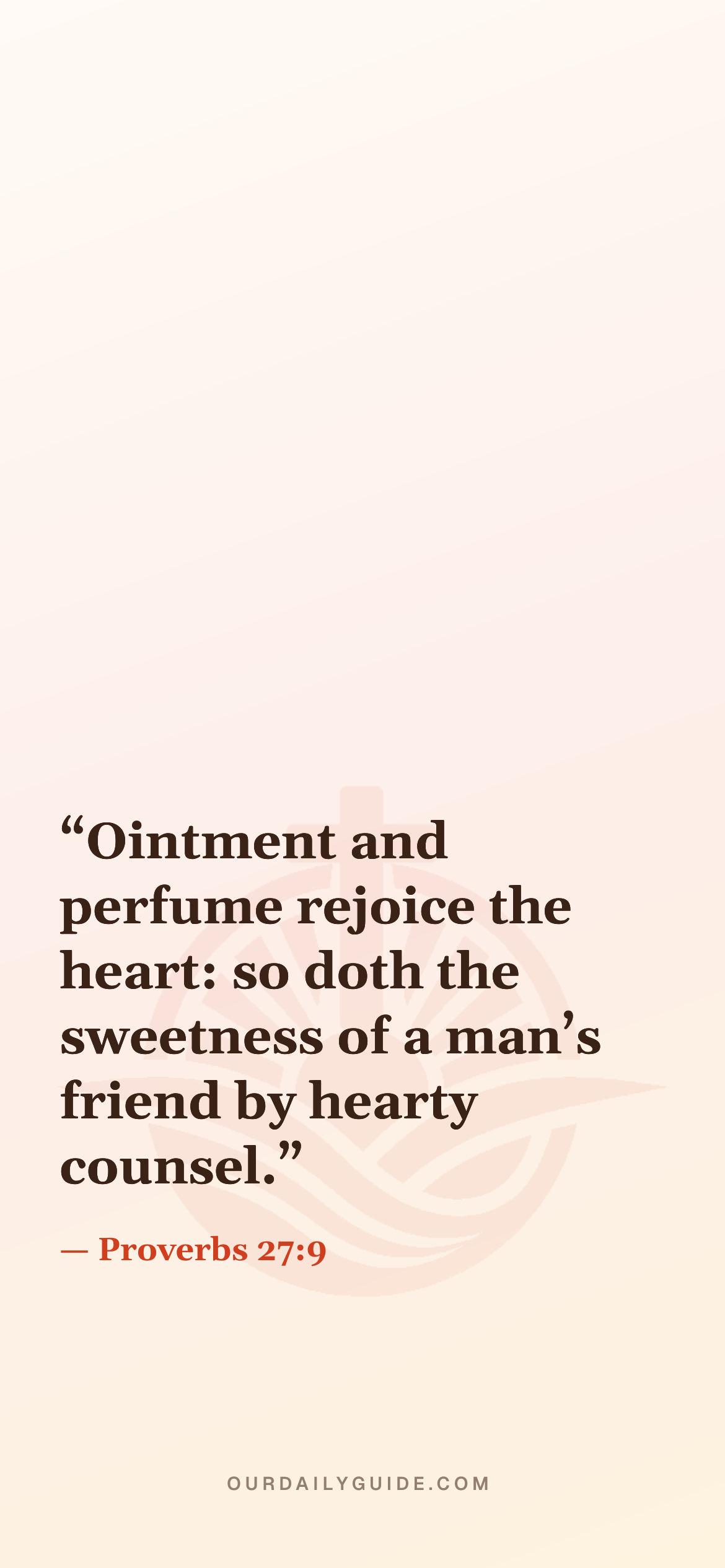 The verse as a phone wallpaper — plain