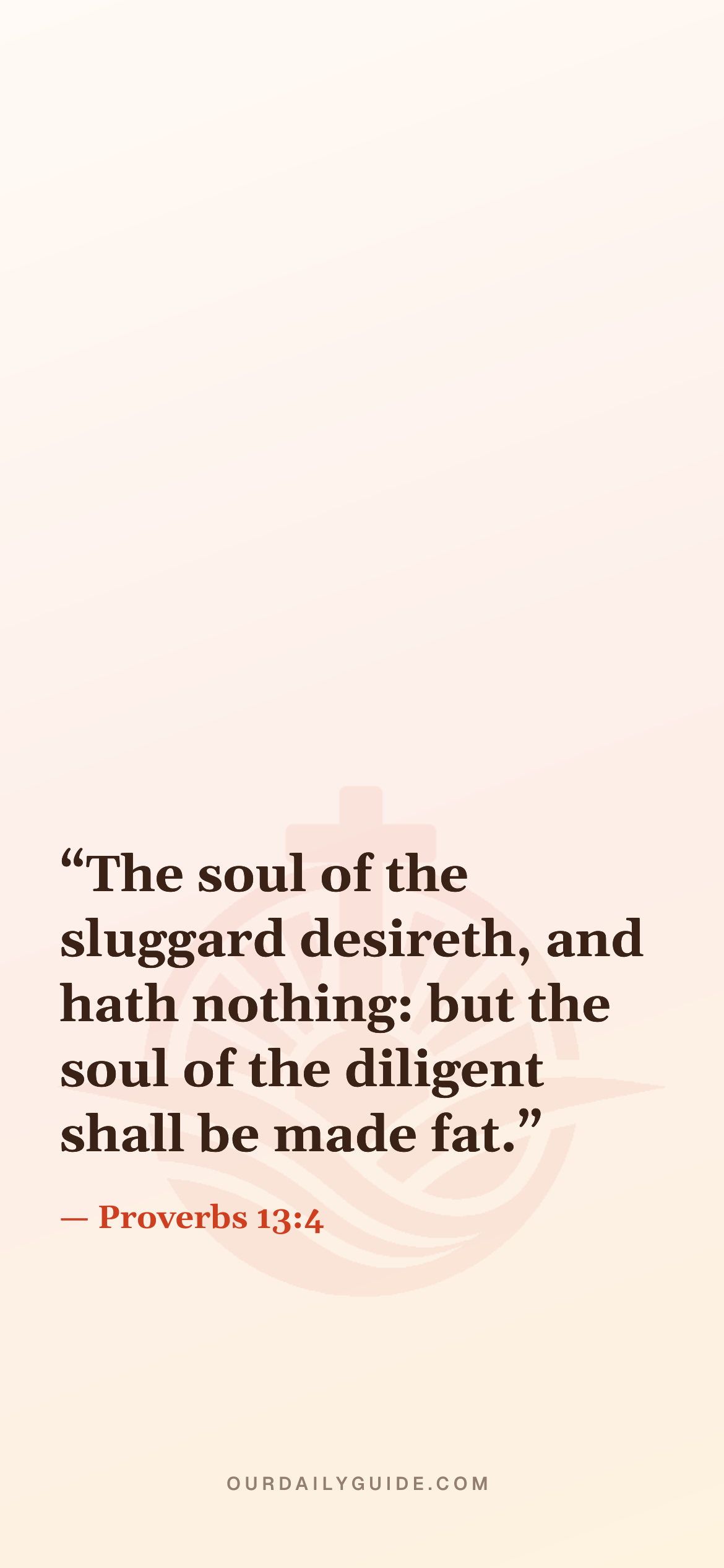 The verse as a phone wallpaper — plain