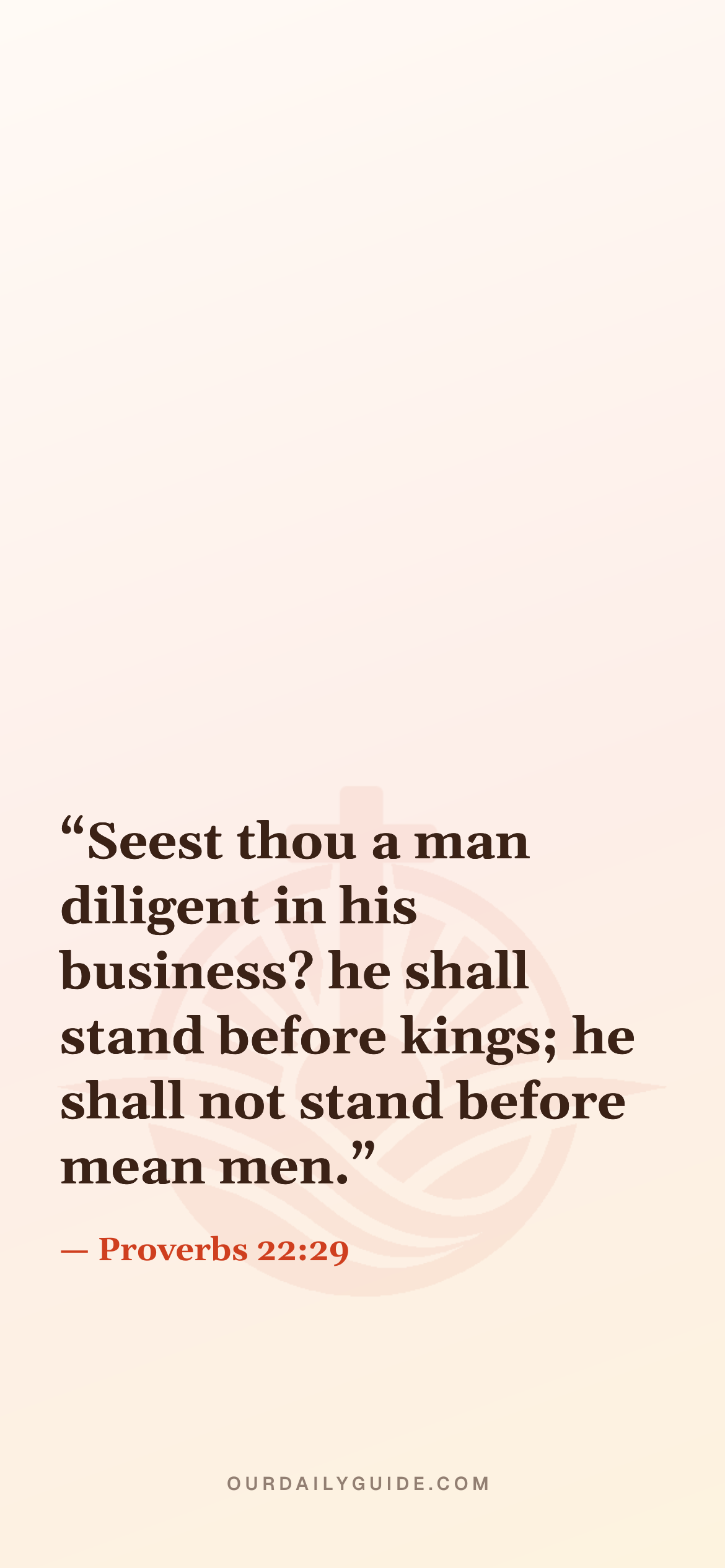 The verse as a phone wallpaper — plain