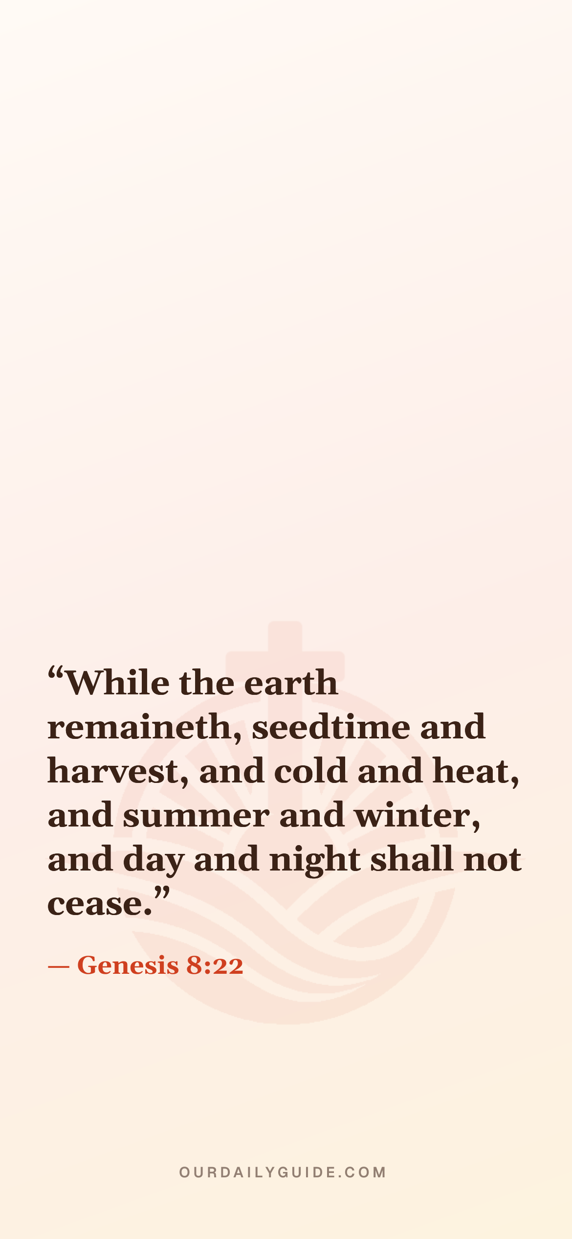 The verse as a phone wallpaper — plain
