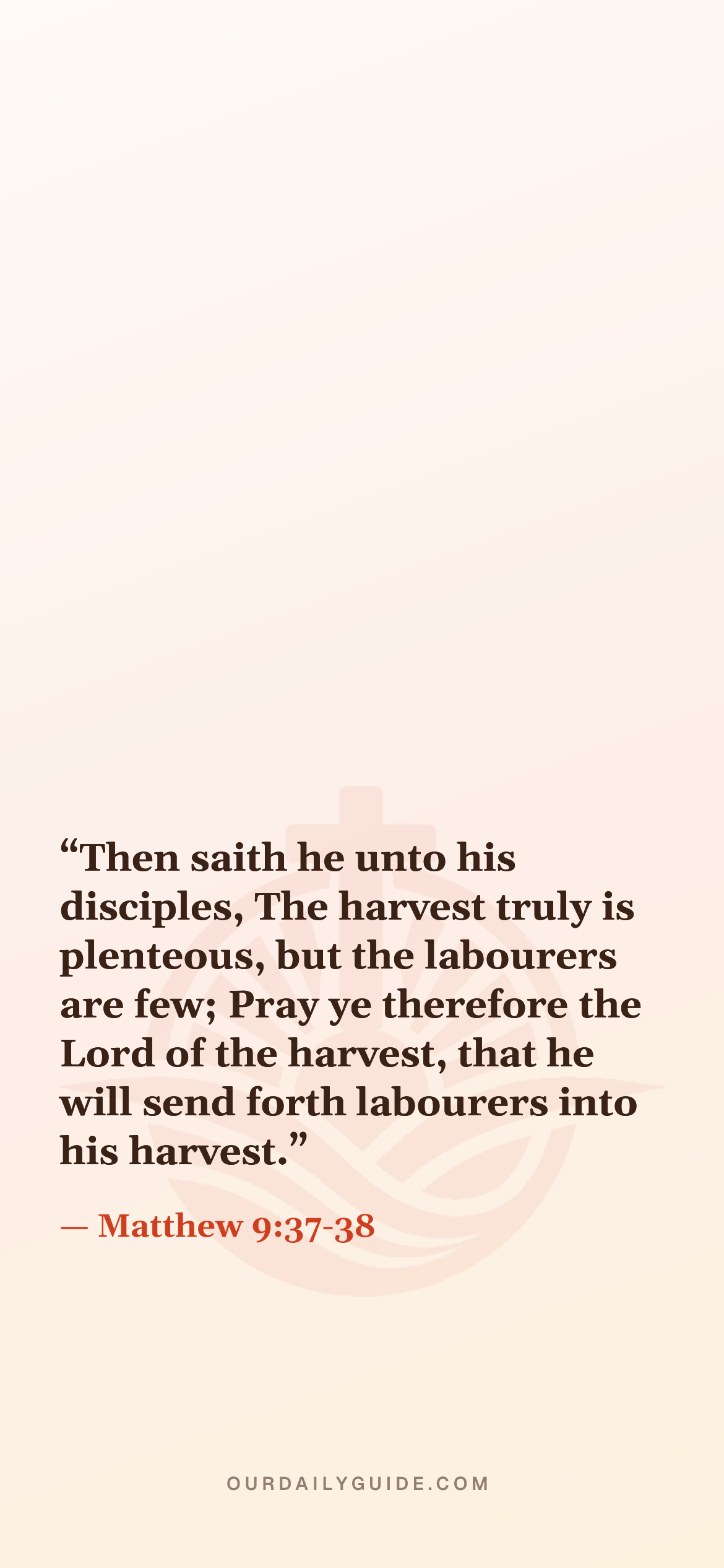 The verse as a phone wallpaper — plain