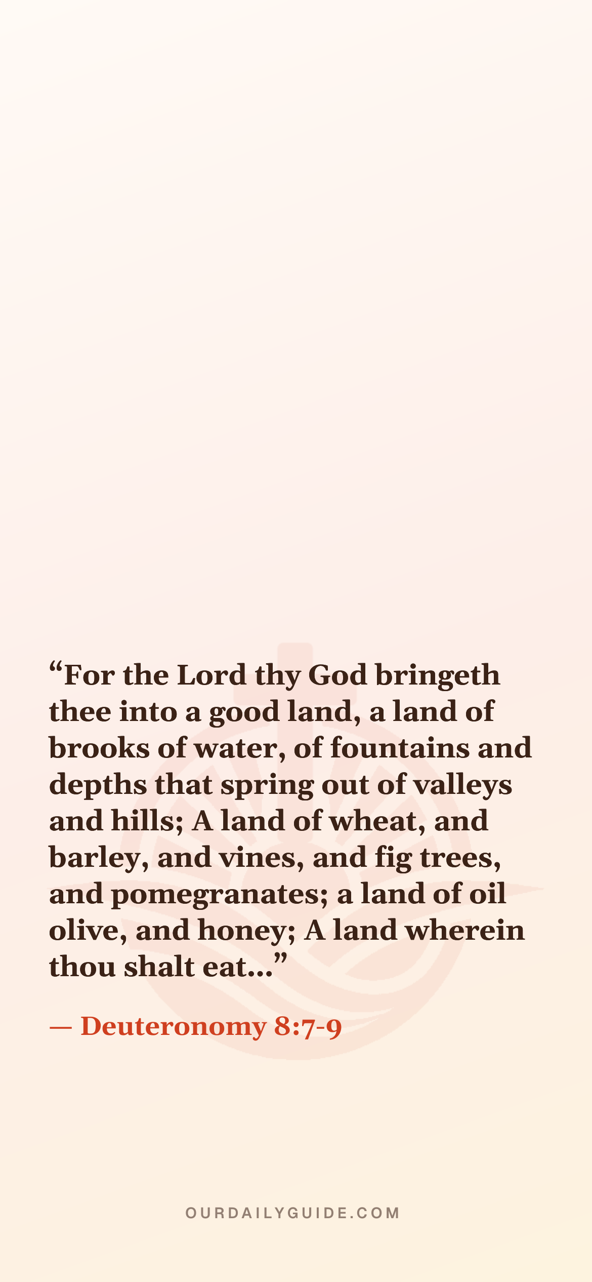 The verse as a phone wallpaper — plain