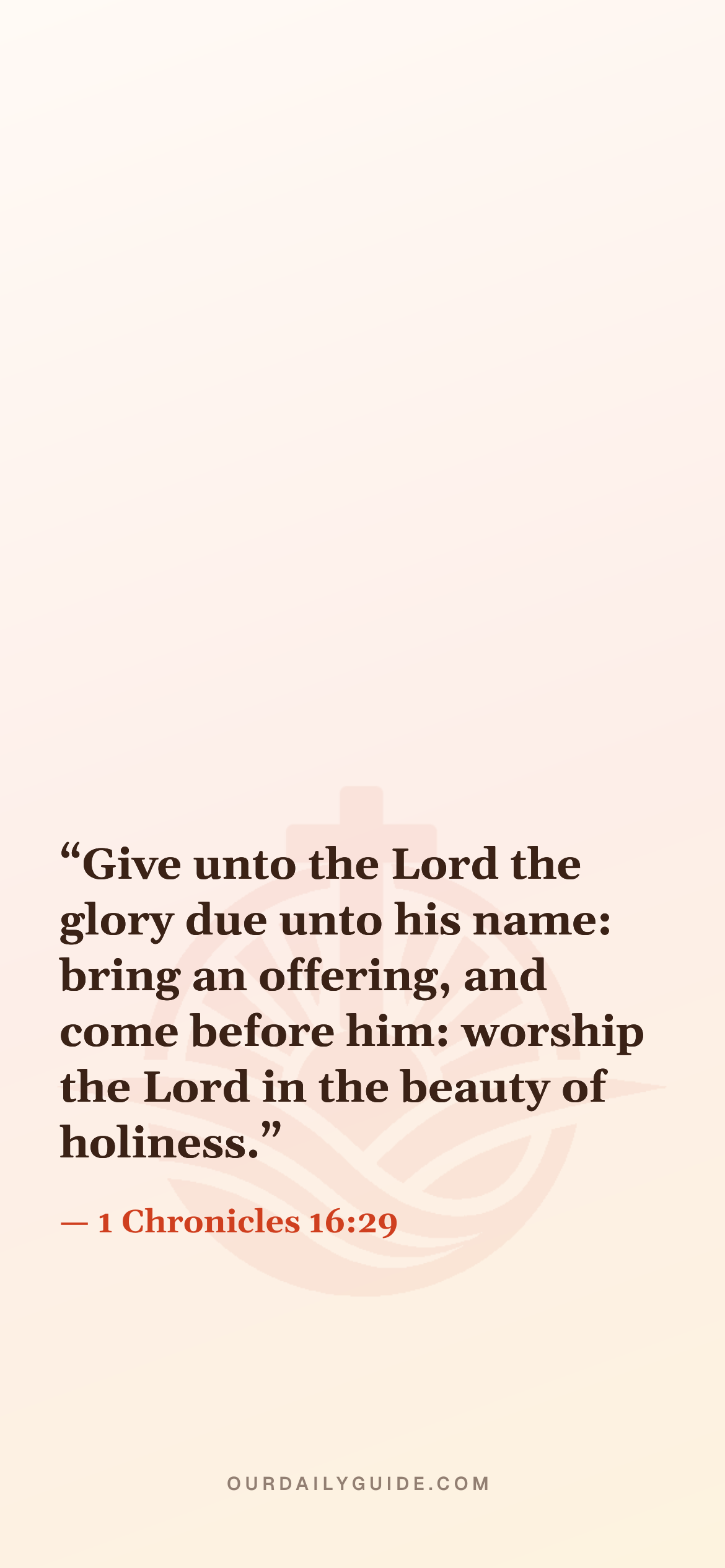 The verse as a phone wallpaper — plain