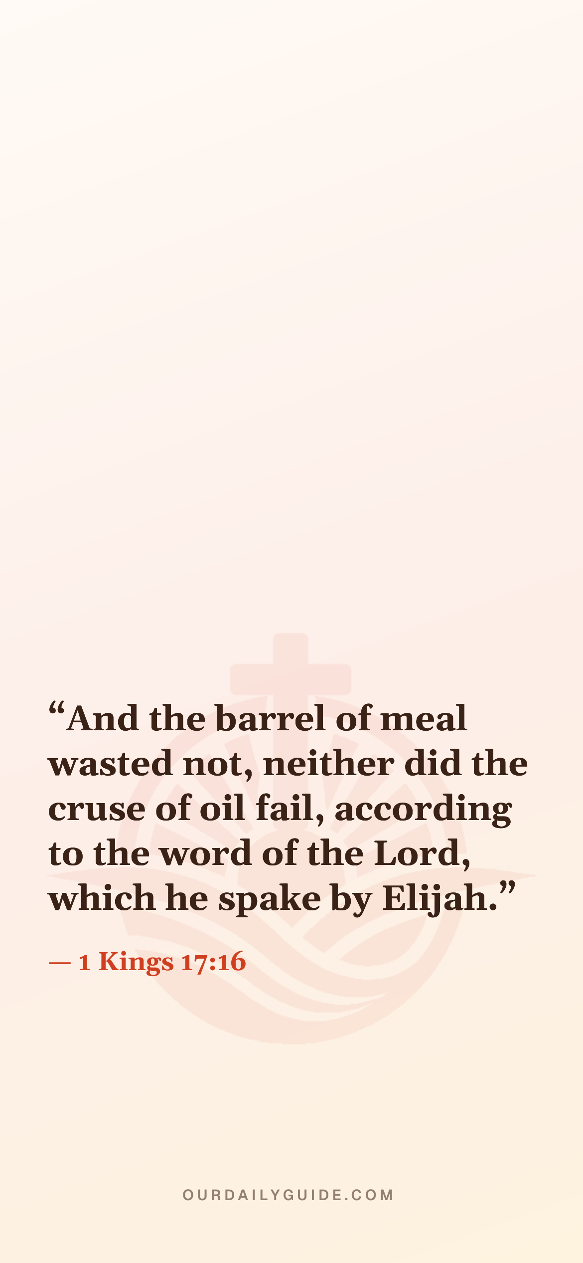 The verse as a phone wallpaper — plain