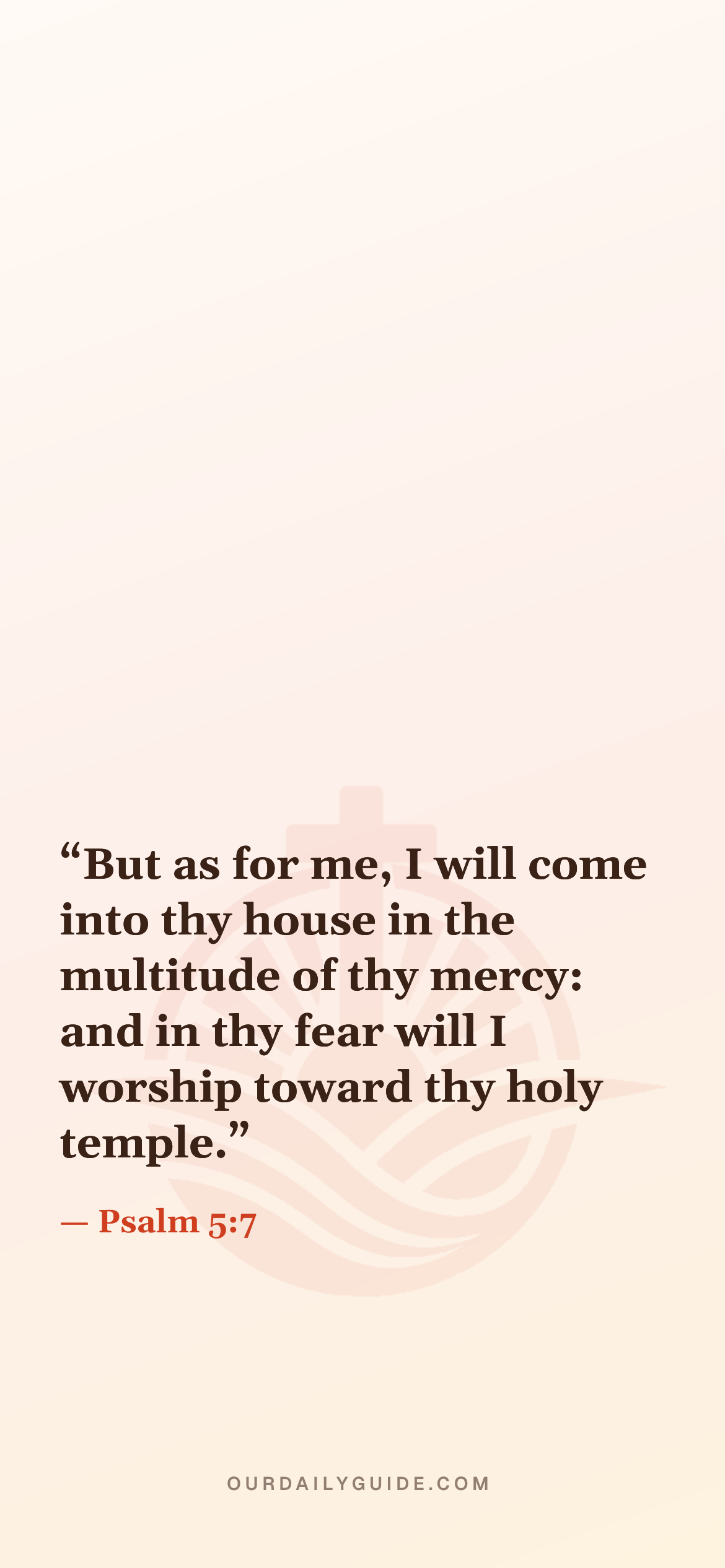 The verse as a phone wallpaper — plain