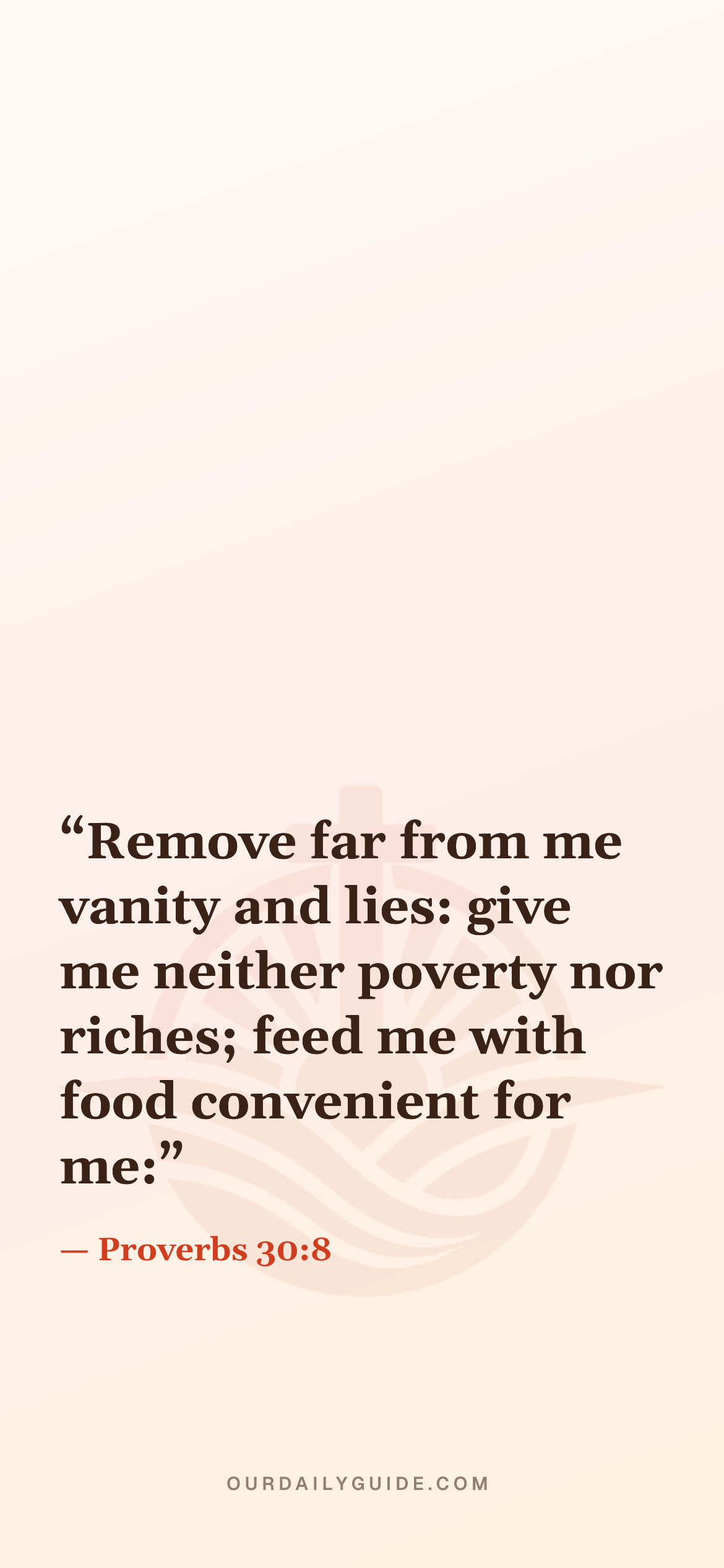 The verse as a phone wallpaper — plain